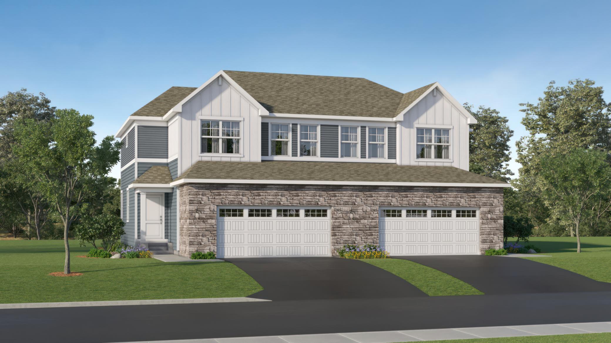 Exterior rendering of the home.