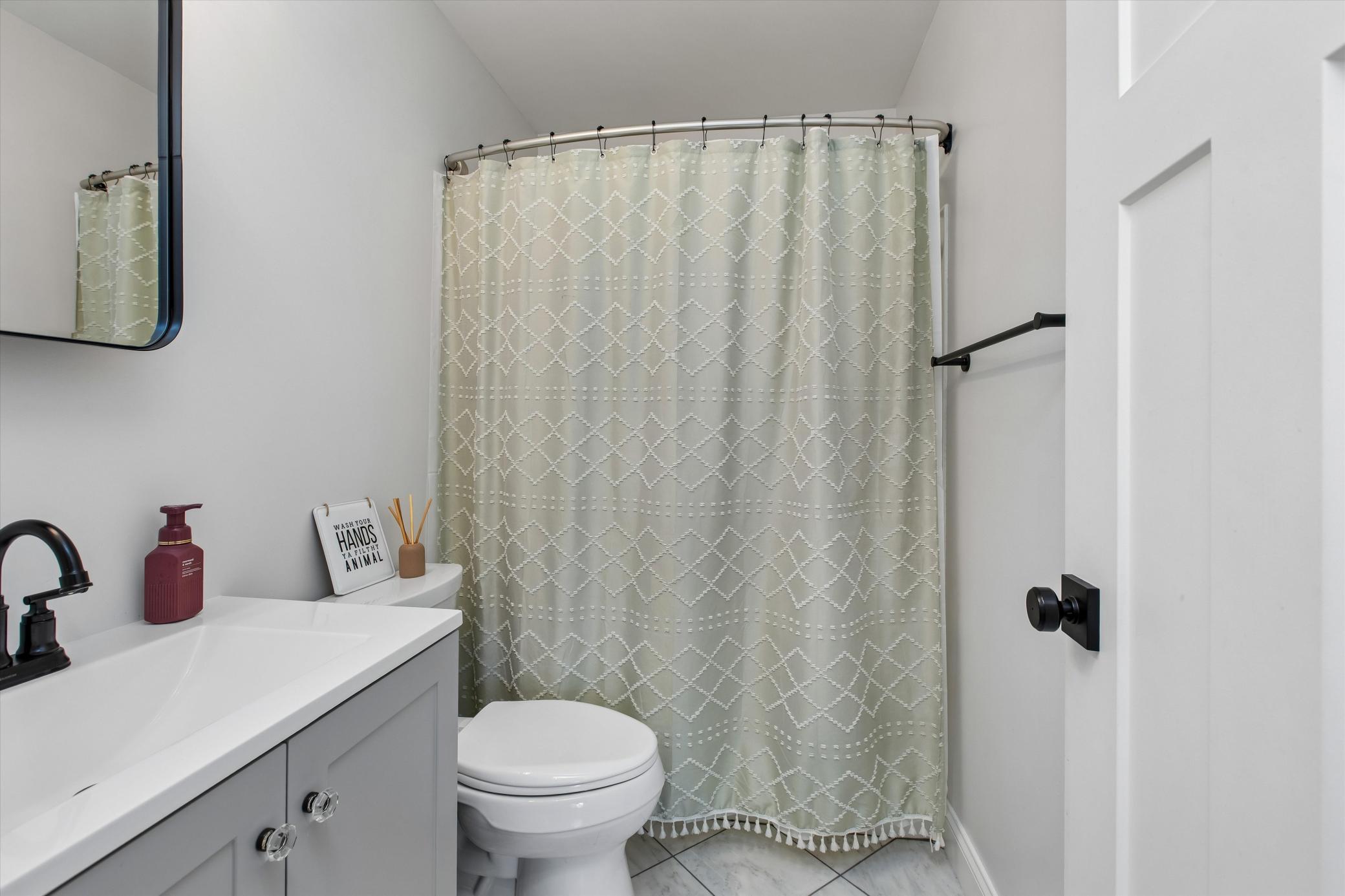 Full bath on main level