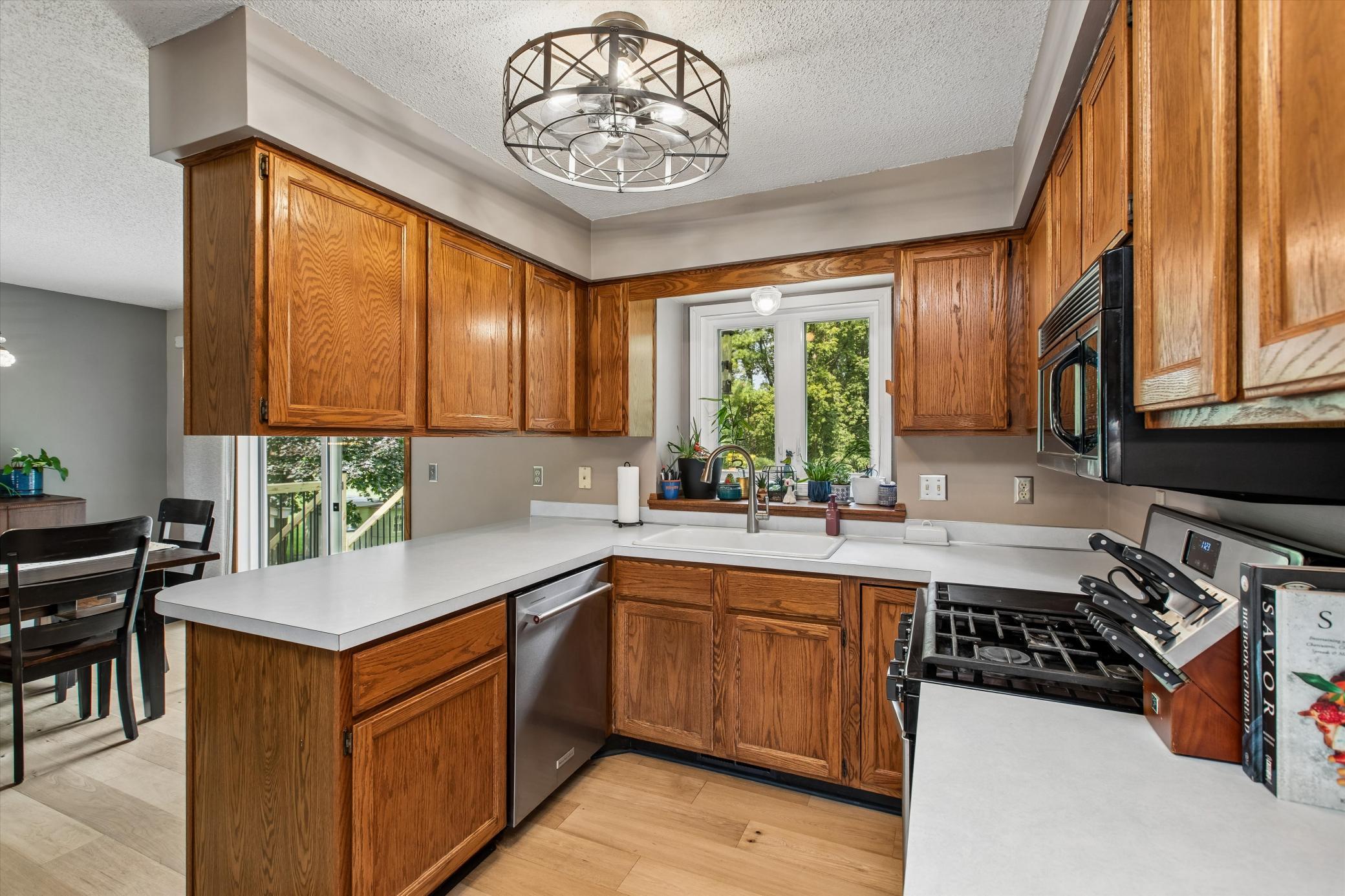 Bright kitchen window offers perfect spot for plants