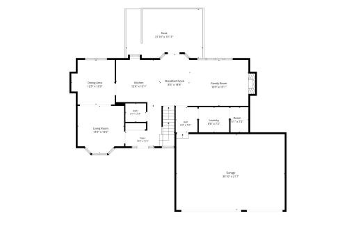 Main Level Floorplan