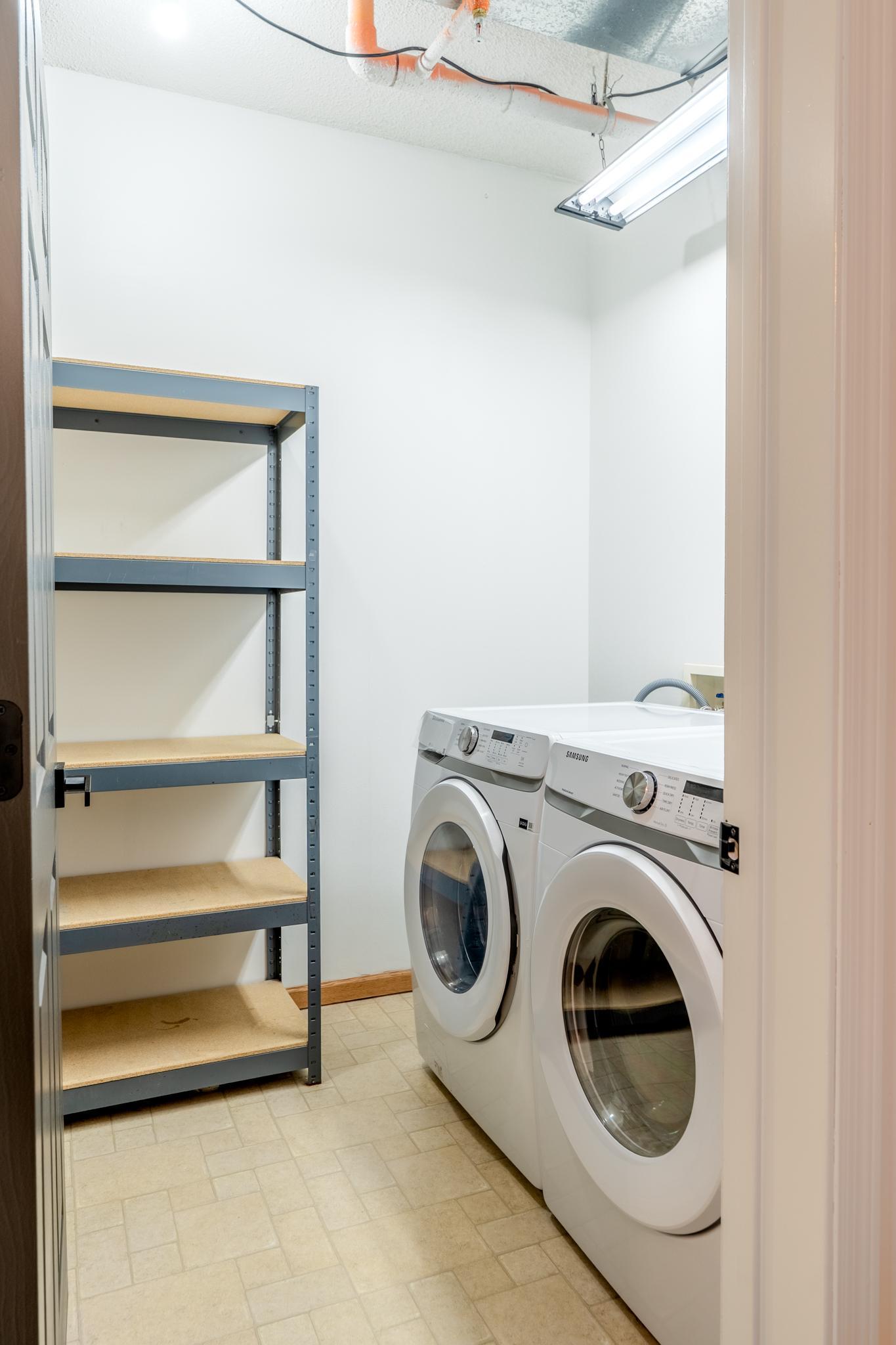 Laundry on main floor.