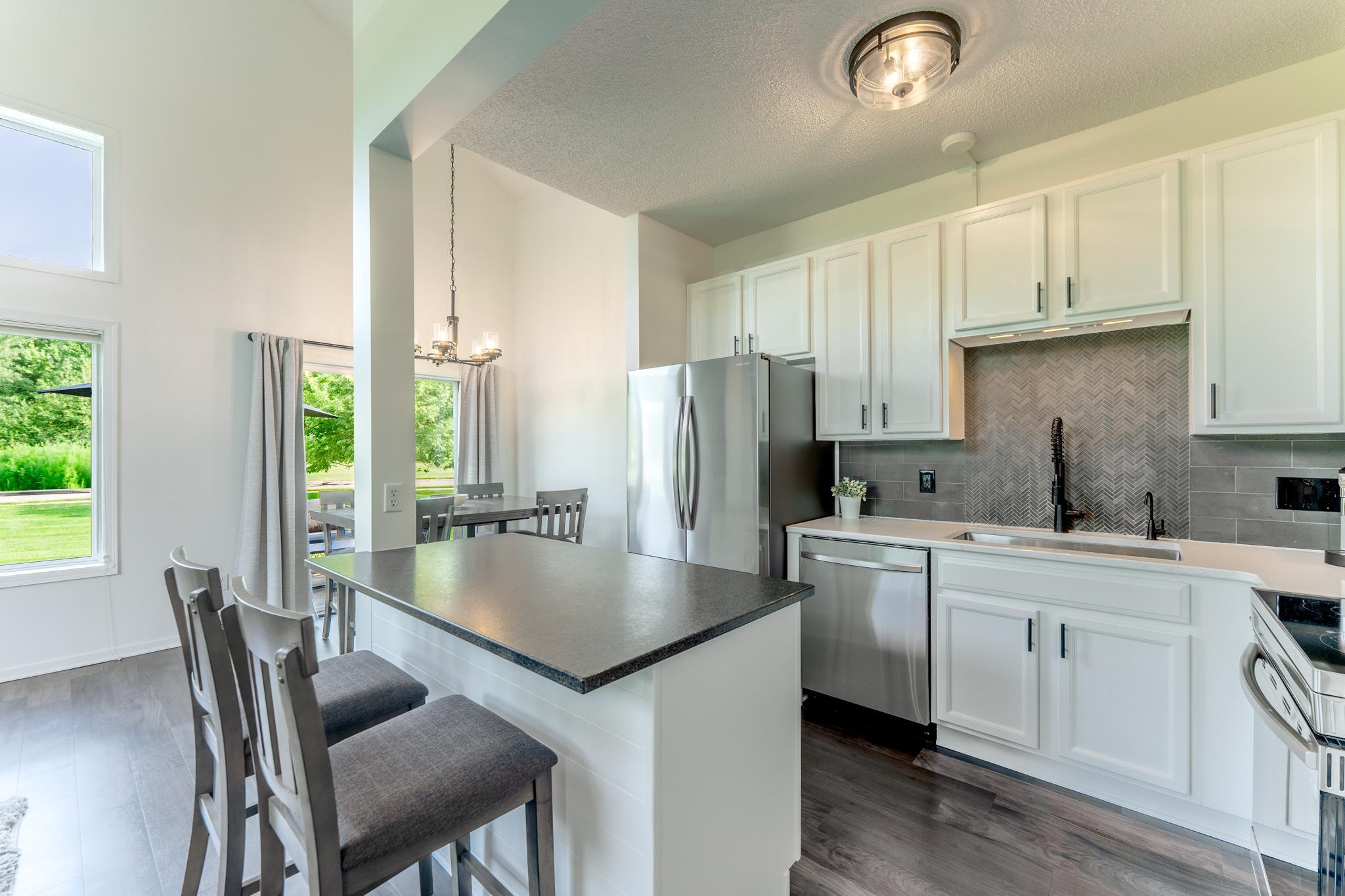 Updated appliances and kitchen.