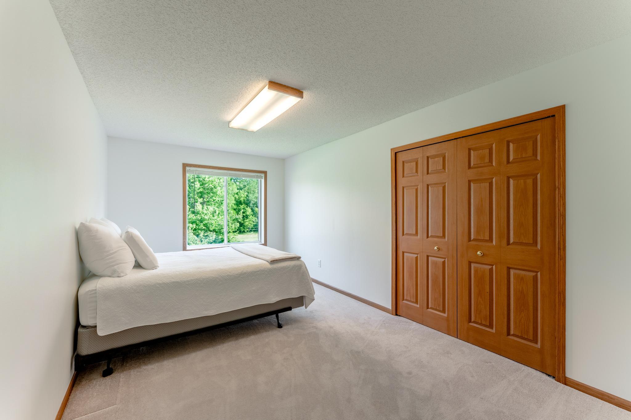 2nd bedroom is located upstairs and is spacious.
