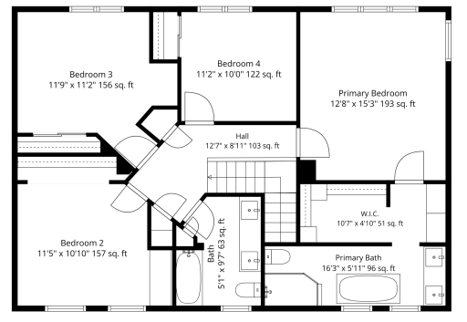 Upper Level Floor Plan