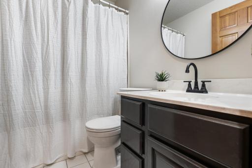 Lower level full bathroom