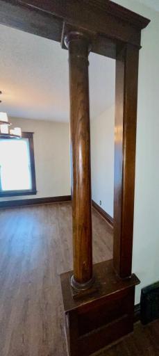 Original woodwork, including oak colonnades