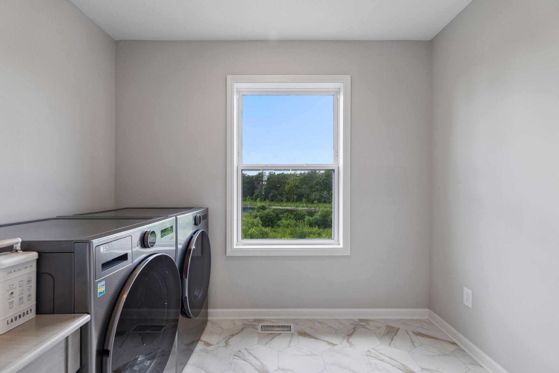 Upper level - laundry