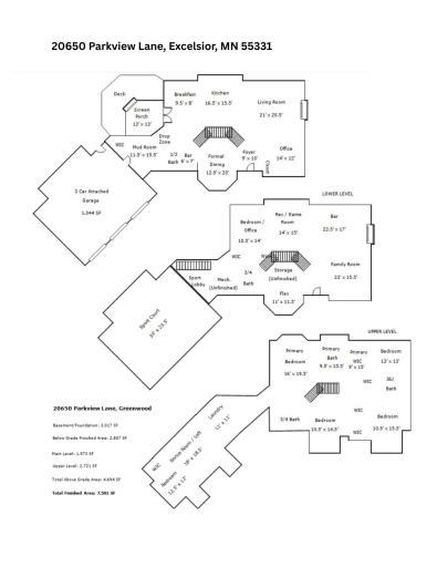 20650 Parkview Lane floor plan