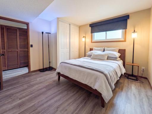 Lower Level Bedroom (virtually staged)