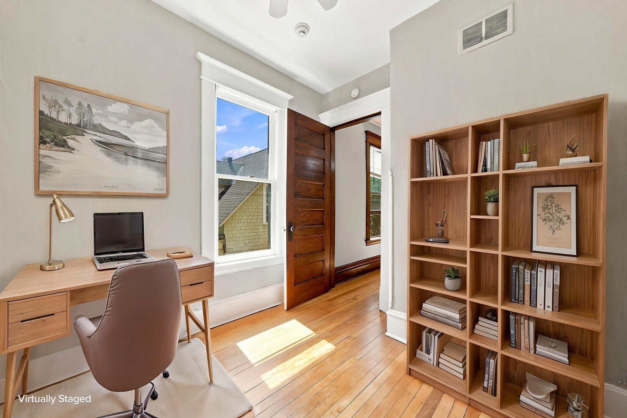 Upper level office or bedroom
