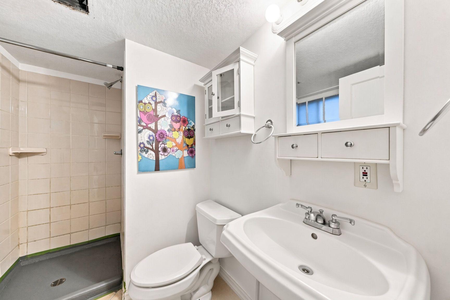 Lower level 3/4 bath