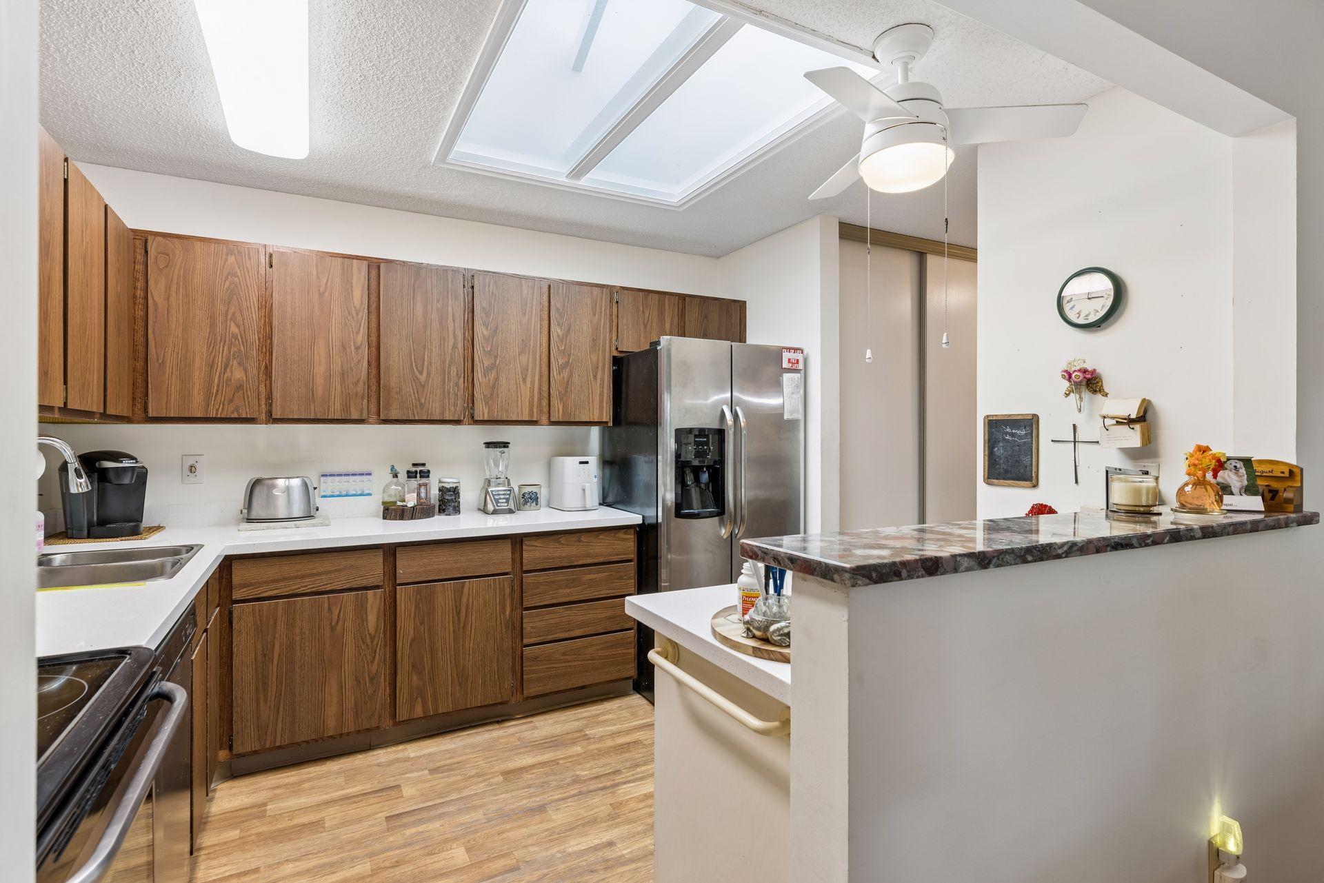 Laundry is next to kitchen