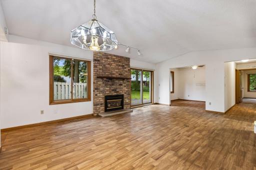 Enjoy a gas fireplace to add warmth and coziness to the Great room and Kitchen