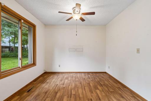 Den off Great Room overlooking serene and private yard