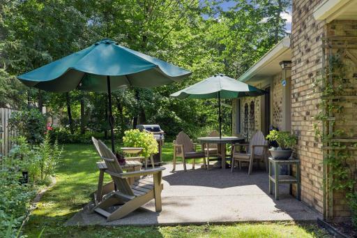 18 x 12 patio space is perfect for outdoor entertaining!