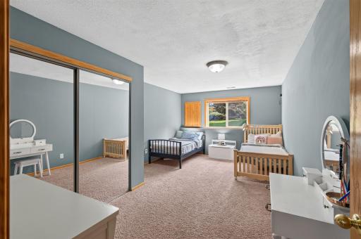 Bedroom 3 Located on the lower level, stands out as the largest in the home.