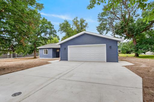 Concrete driveway