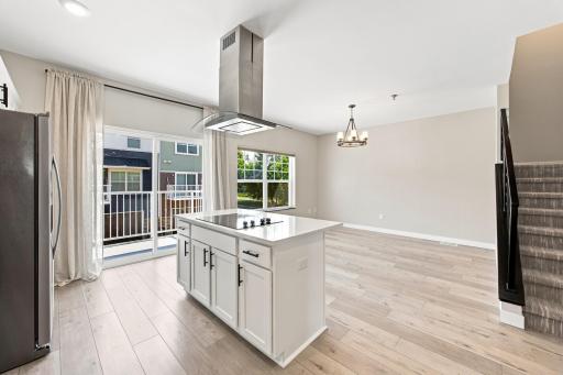 kitchen to patio and dining