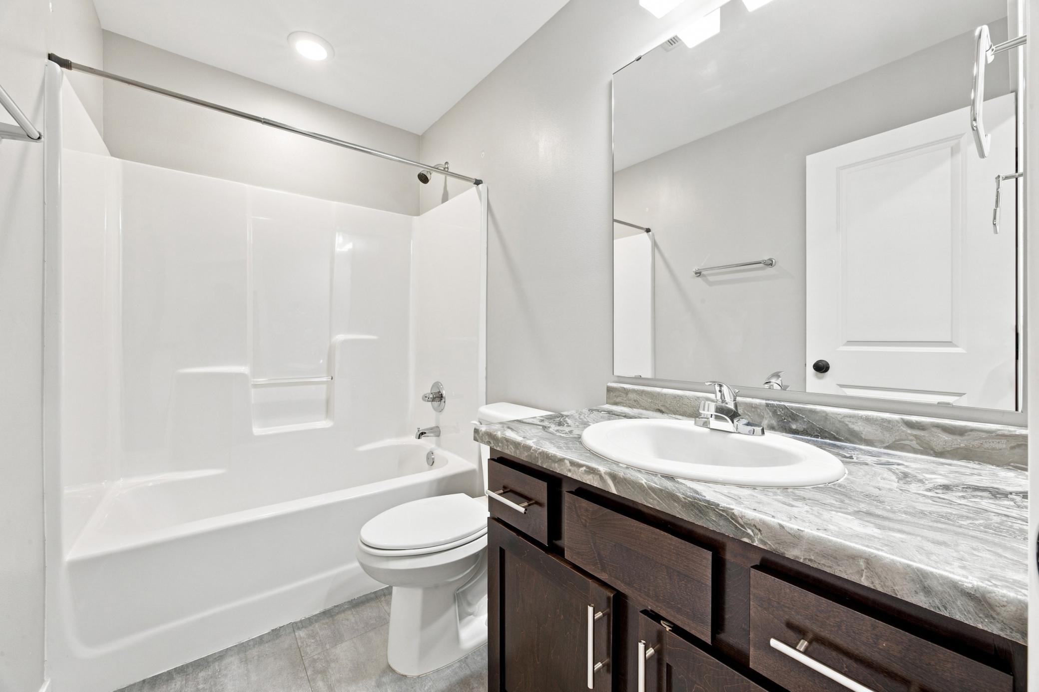 Full bath on 3rd level