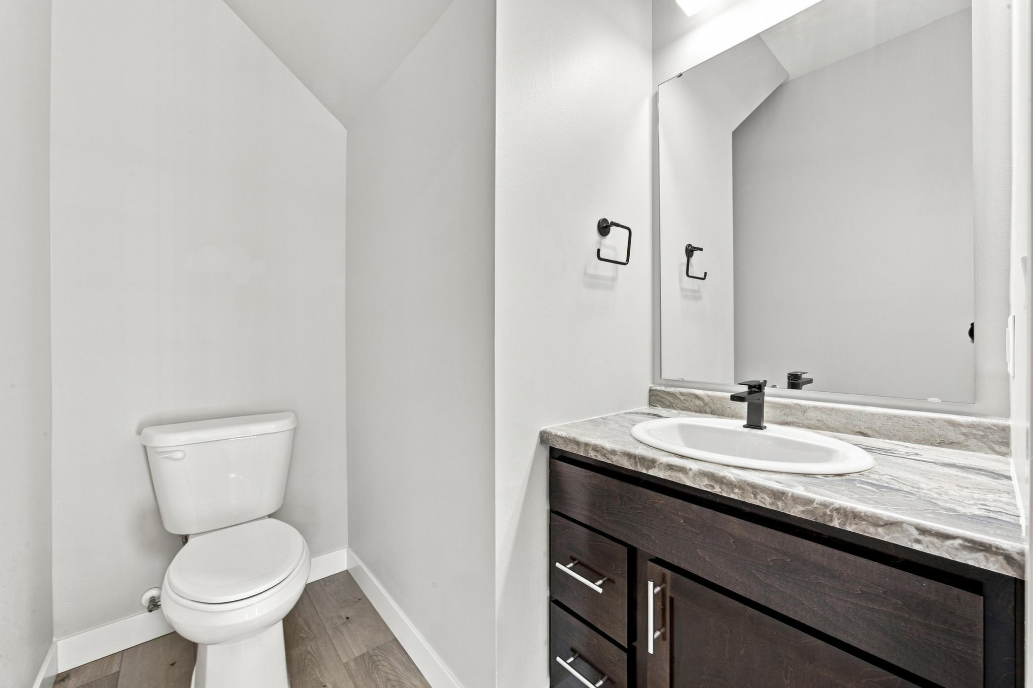 Powder room near LR