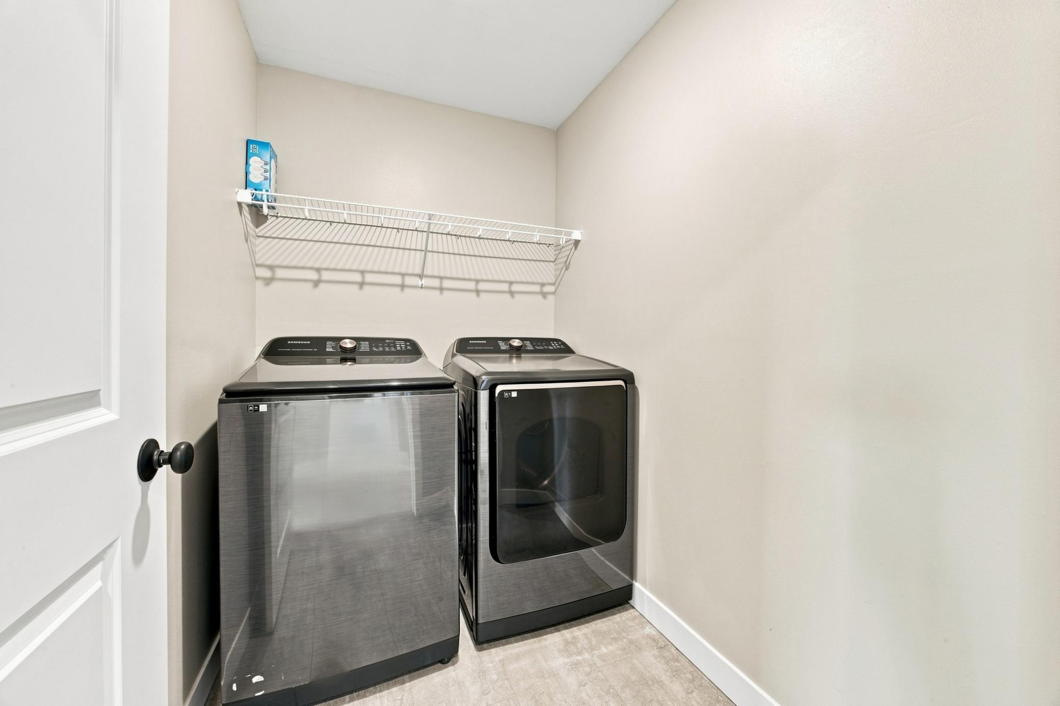 laundry on 3rd level