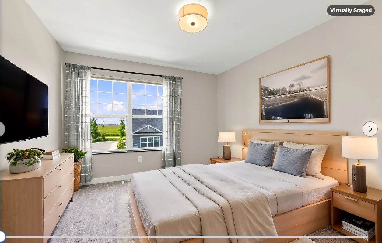 virtually staged bedroom 3