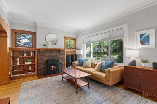 The front picture window is new and adds so much light to this room.