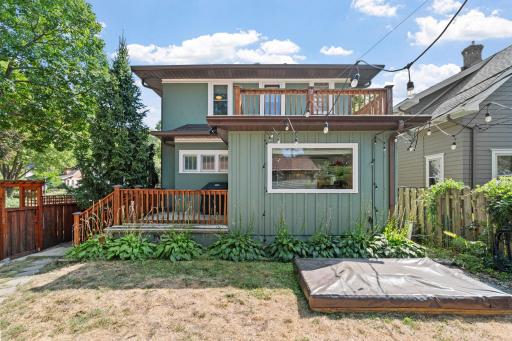 More gardening space, as well as a grilling deck off the kitchen.