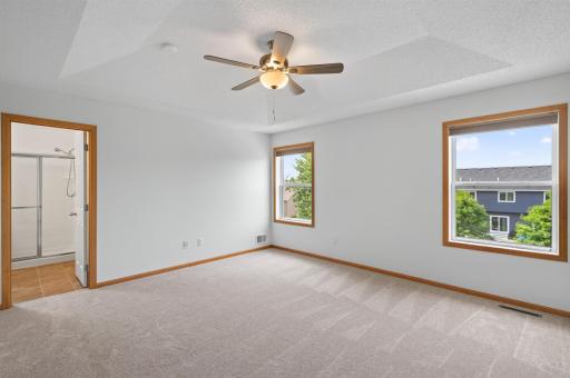Primary Bedroom with Tray Ceiling