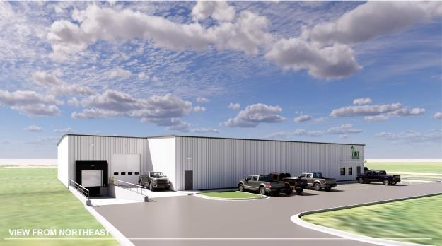 Just South of Shakopee, 10,000 Sq. Foot Industrial building on 2.98 acres to-be-built or build to suit. This rendering is an example of what can be built; this building is not to spec.