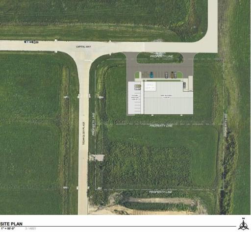 Just South of Shakopee, 10,000 Sq. Foot Industrial building on 2.98 acres to-be-built or build to suit. This rendering is an example of what can be built; this building is not to spec.