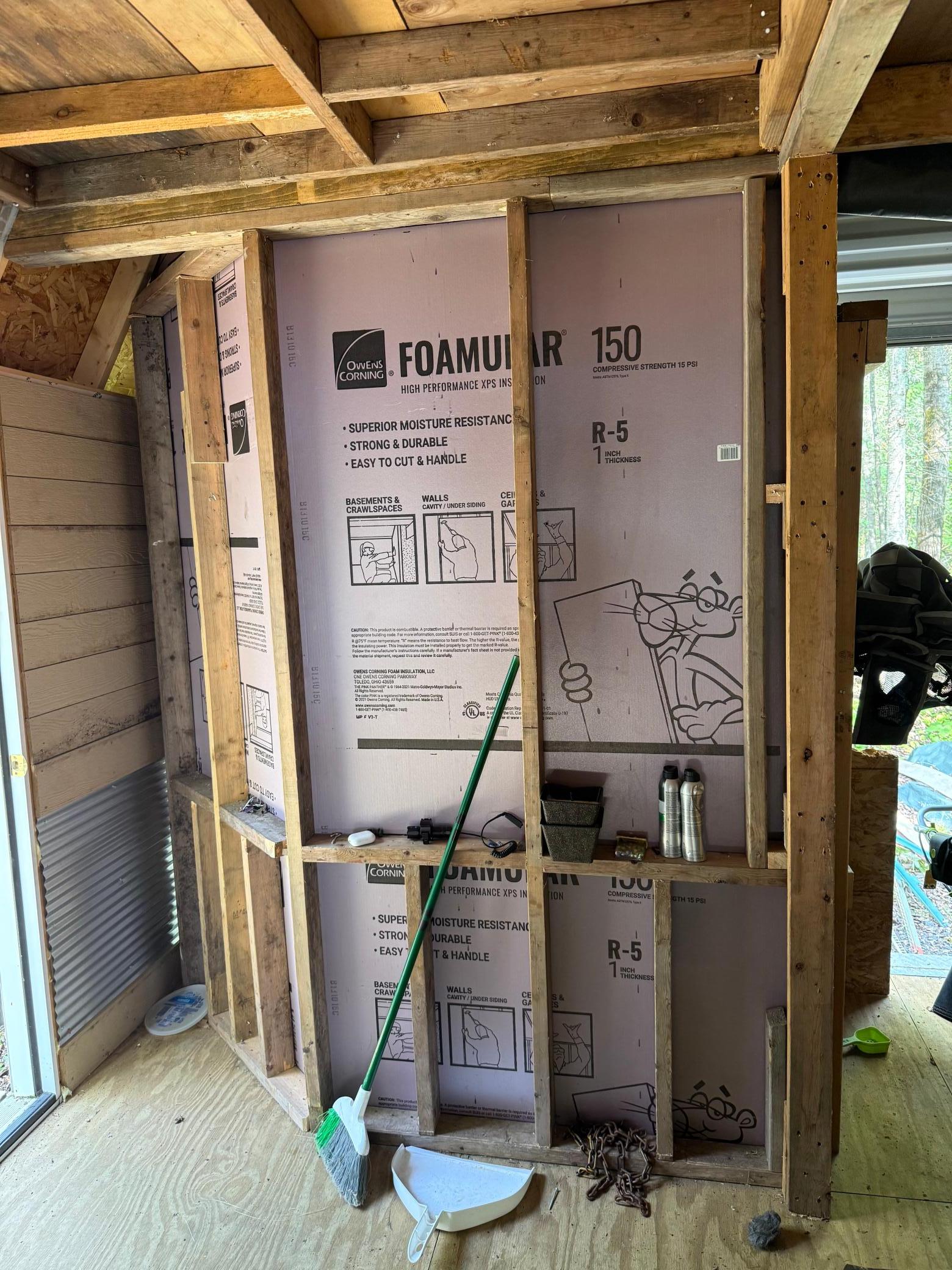 Buildout in Hickory Shed