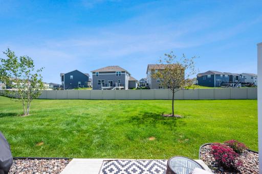 Plenty of green space to enjoy out back, giving you room to play, relax, or simply soak up a sunny afternoon