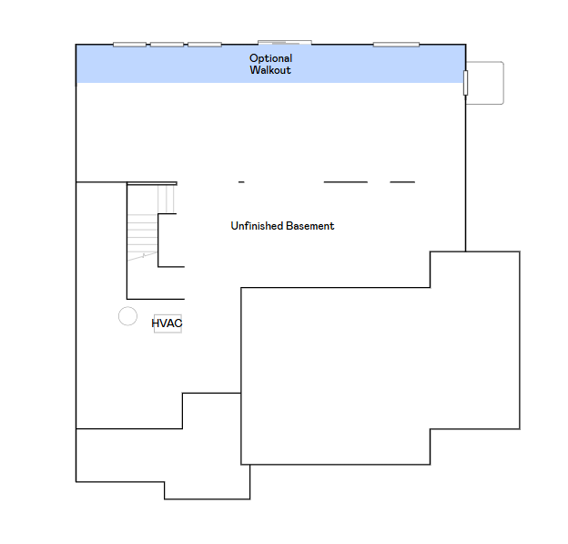 Washburn lower level floorplan