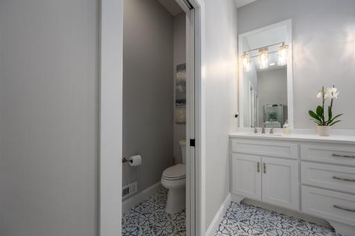 Private water closet.
