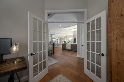 Perfect for privacy, yet close enough to leave the work behind.