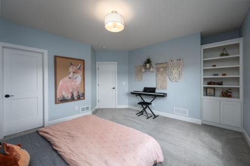 Nice built-in and walk-in closet.