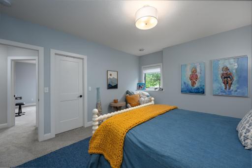 Each bedroom has a walk-in closet.