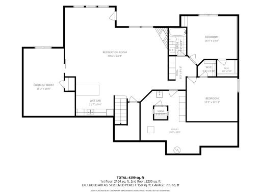 Lower level floorplan