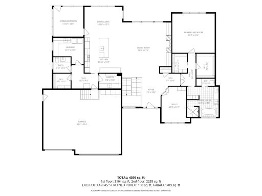 Main level floorplan