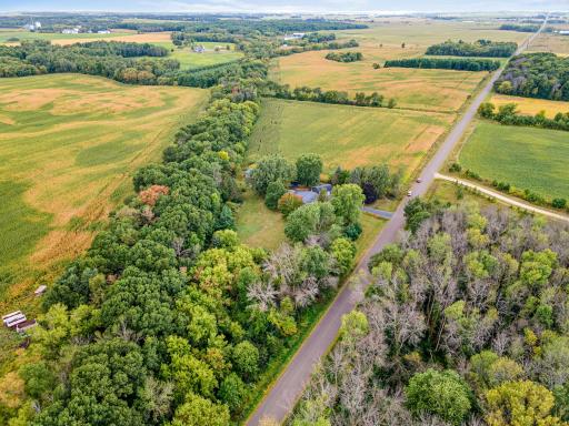 Tree coverage around the property adds to the peaceful outdoor experience.