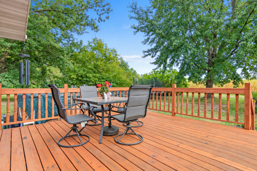 Take dinner outside or simply slow down and enjoy the view.