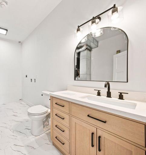 Main level half bath