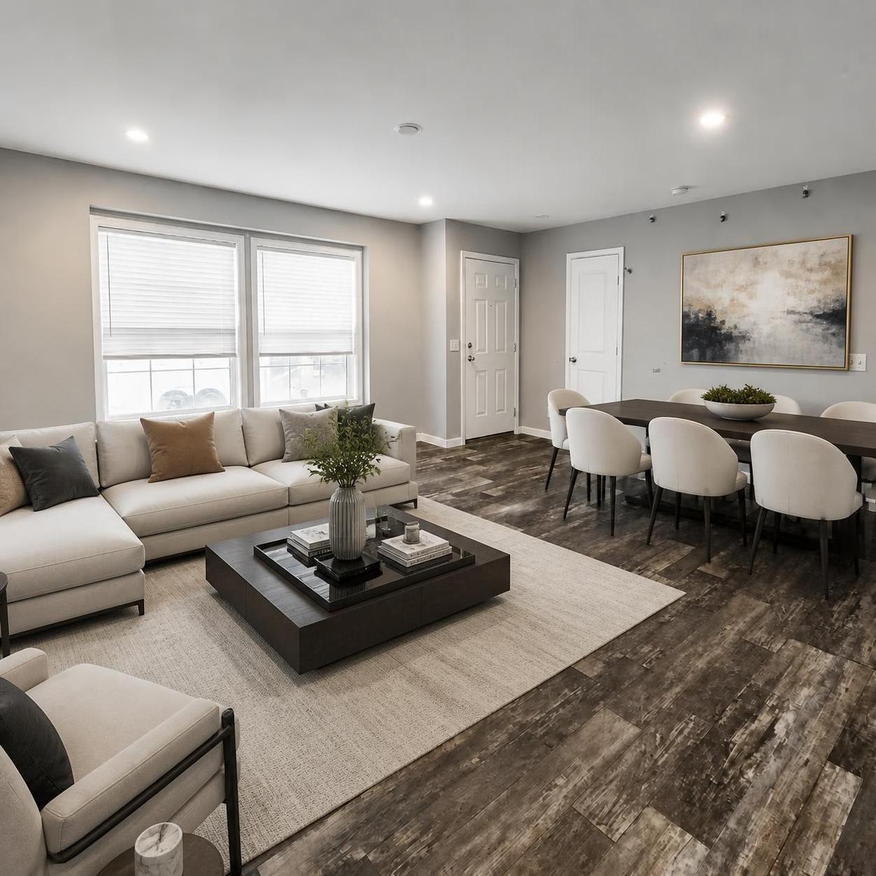 Virtual Staging Living/Great Room