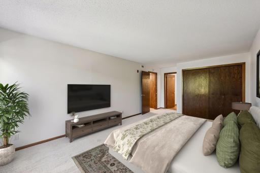 5601 Dewey Hill Road - Owner's suite had multiple large closets (virtually staged)