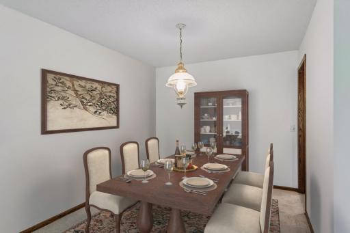 5601 Dewey Hill Road - Nice sized formal dining area (virtually staged)