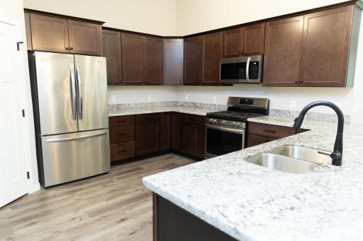 Plenty of counter space.