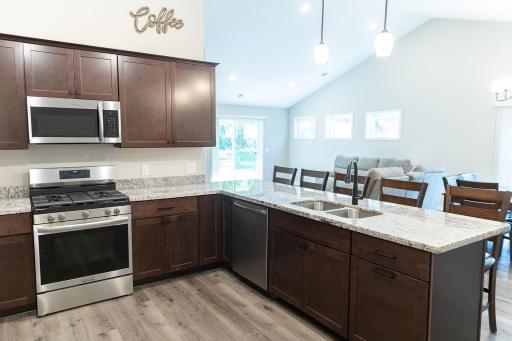The stools are included.