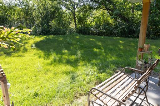 The quiet naturesque views from your patio are a highlight.