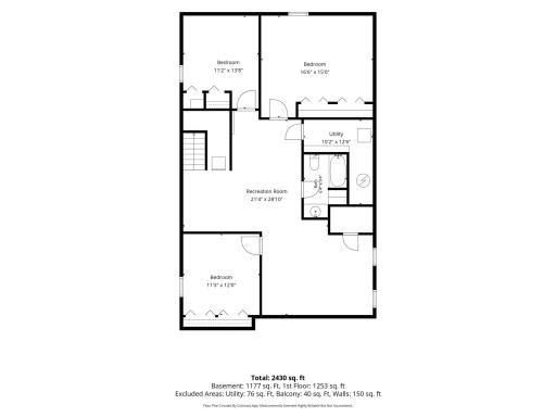 Basement floorplan